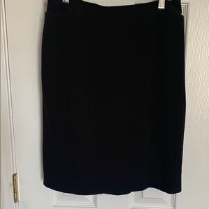 Black above the knee skirt